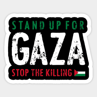 STAND UP FOR GAZA Sticker